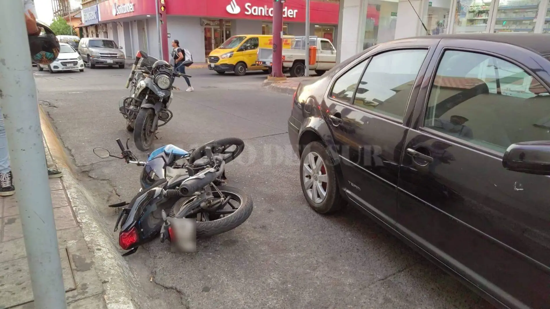 accidente de motocicleta